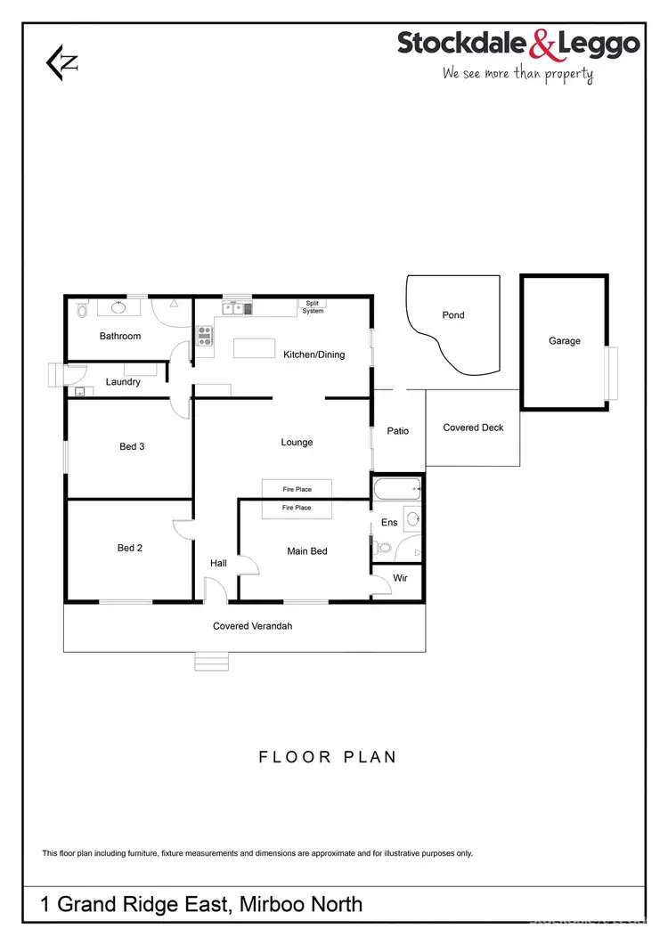 Floorplan of Homely house listing, 1 Grand Ridge East, Mirboo North VIC 3871