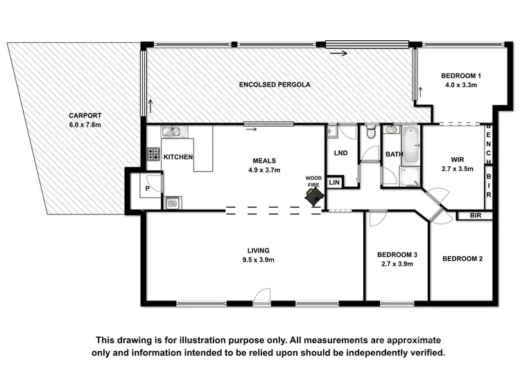 Floorplan of Homely house listing, 4 Eucla Court, Mount Gambier SA 5290