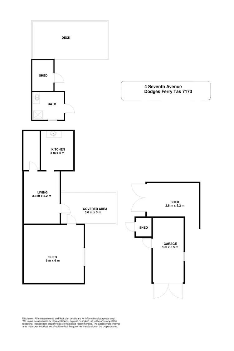 Floorplan of Homely land listing, 4 Seventh Avenue, Dodges Ferry TAS 7173