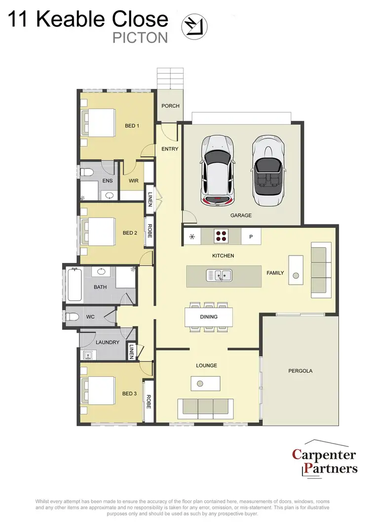 Floorplan of Homely house listing, 11 Keable Close, Picton NSW 2571