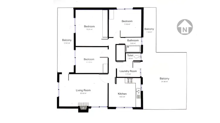 Floorplan of Homely house listing, 22 Fifth Street, Eildon VIC 3713