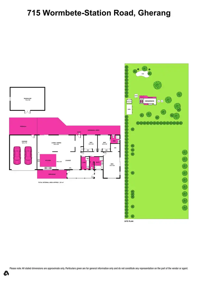 Floorplan of Homely house listing, 715 Wormbete-Station Road, Gherang VIC 3240