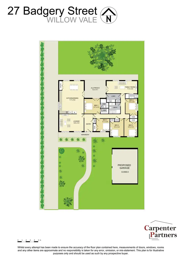 Floorplan of Homely house listing, 27 Badgery Street, Willow Vale NSW 2575