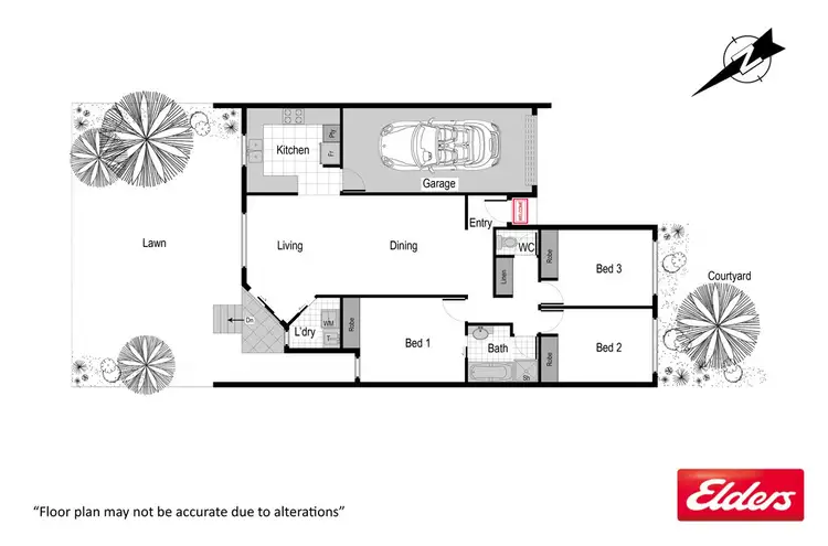 Floorplan of Homely house listing, 2/24 Hugh McKay Crescent, Dunlop ACT 2615