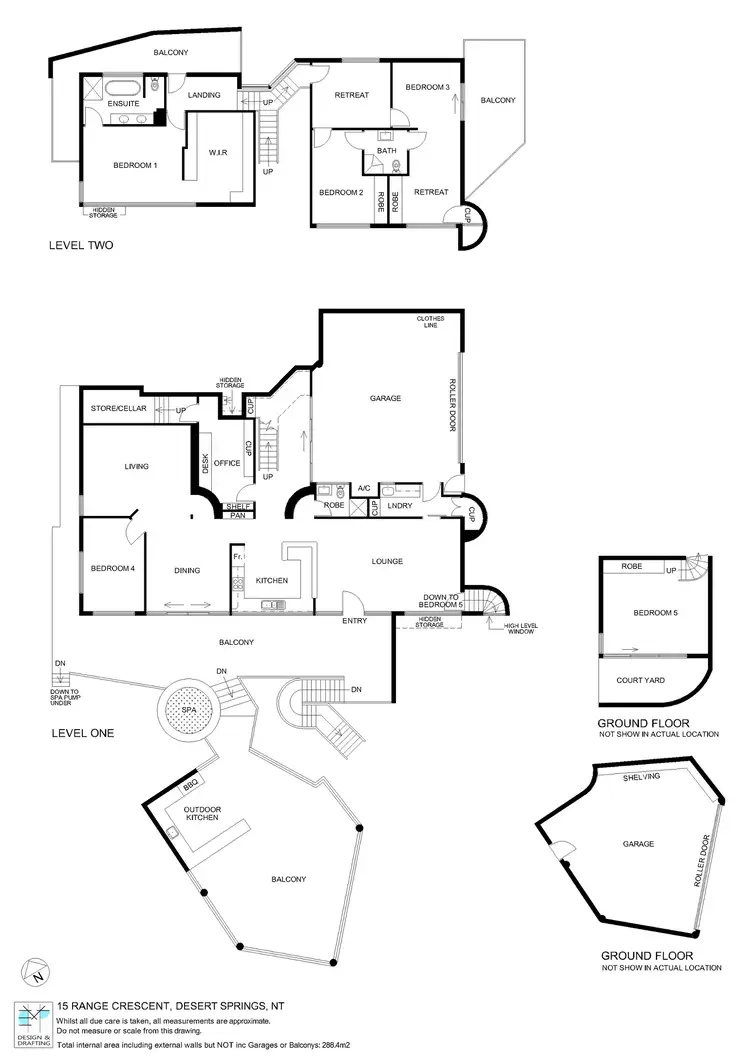 Floorplan of Homely house listing, 15 Range Crescent, Desert Springs NT 870