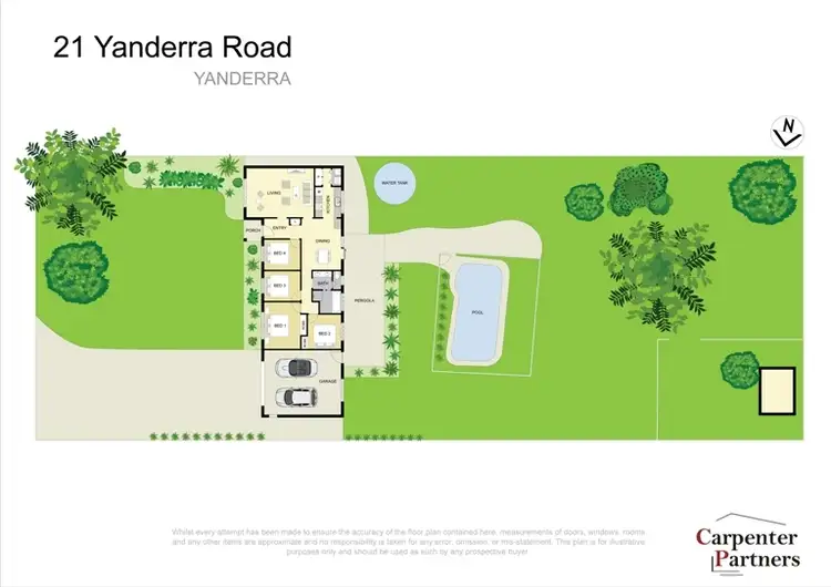Floorplan of Homely house listing, 21 Yanderra Road, Yanderra NSW 2574