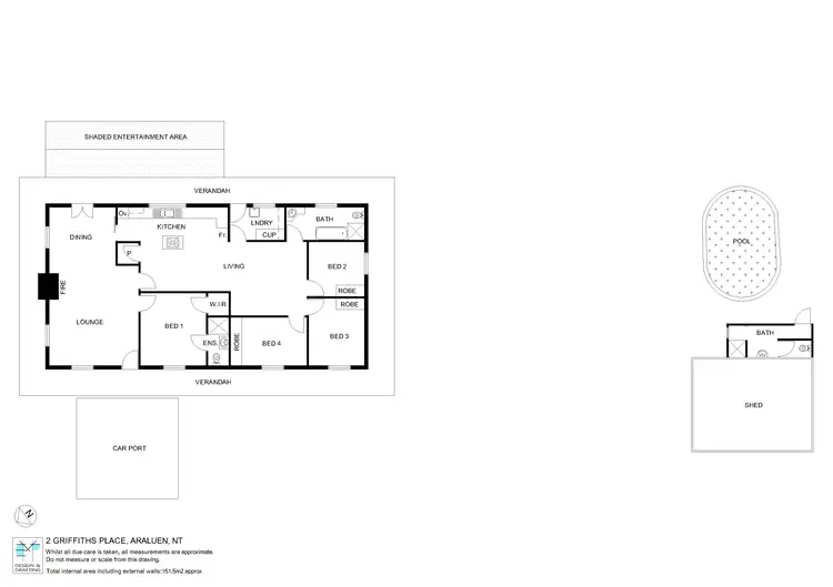 Floorplan of Homely house listing, 2 Griffiths Place, Araluen NT 870