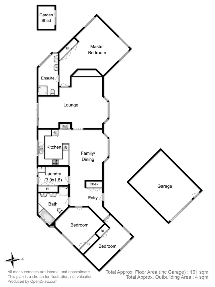 Floorplan of Homely house listing, 10 Jansen Court, Kingston TAS 7050