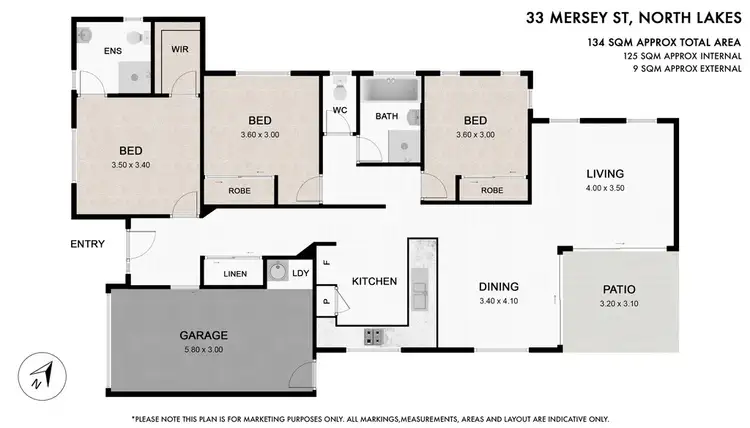 Floorplan of Homely house listing, 33 Mersey Street, North Lakes QLD 4509