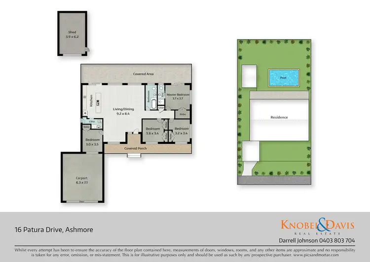 Floorplan of Homely house listing, 16 Patura Drive, Ashmore QLD 4214