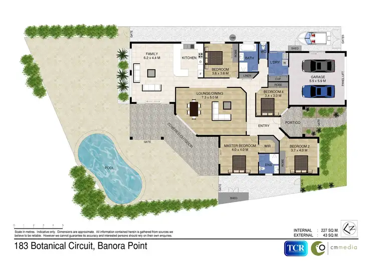Floorplan of Homely house listing, 183 Botanical Circuit, Banora Point NSW 2486