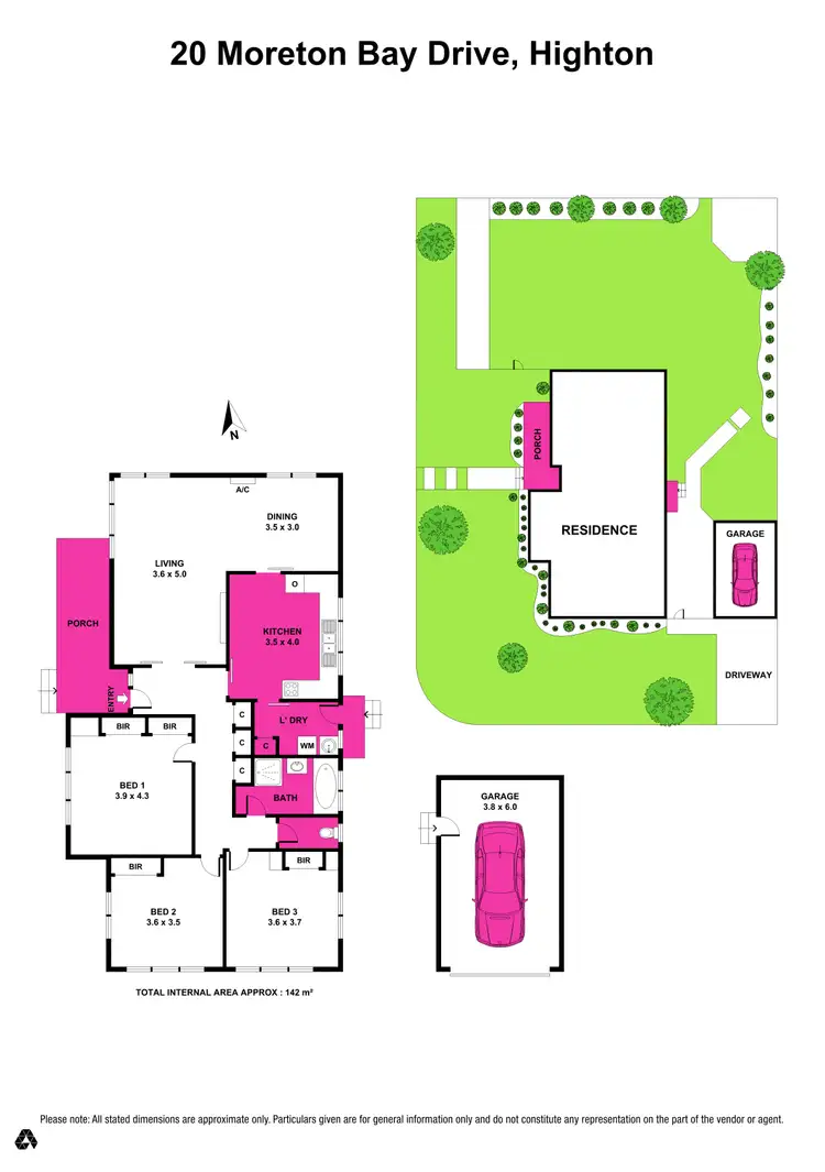 Floorplan of Homely house listing, 20 Moreton Bay Drive, Highton VIC 3216
