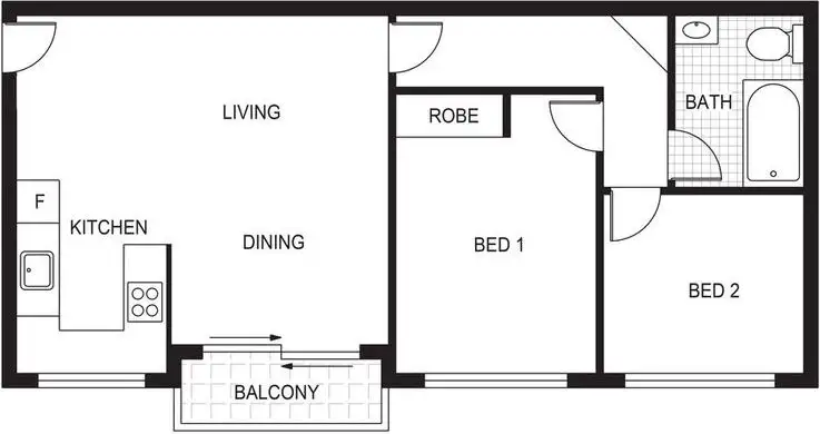 Floorplan of Homely unit listing, 16/56 Trinculo Place, Queanbeyan East NSW 2620