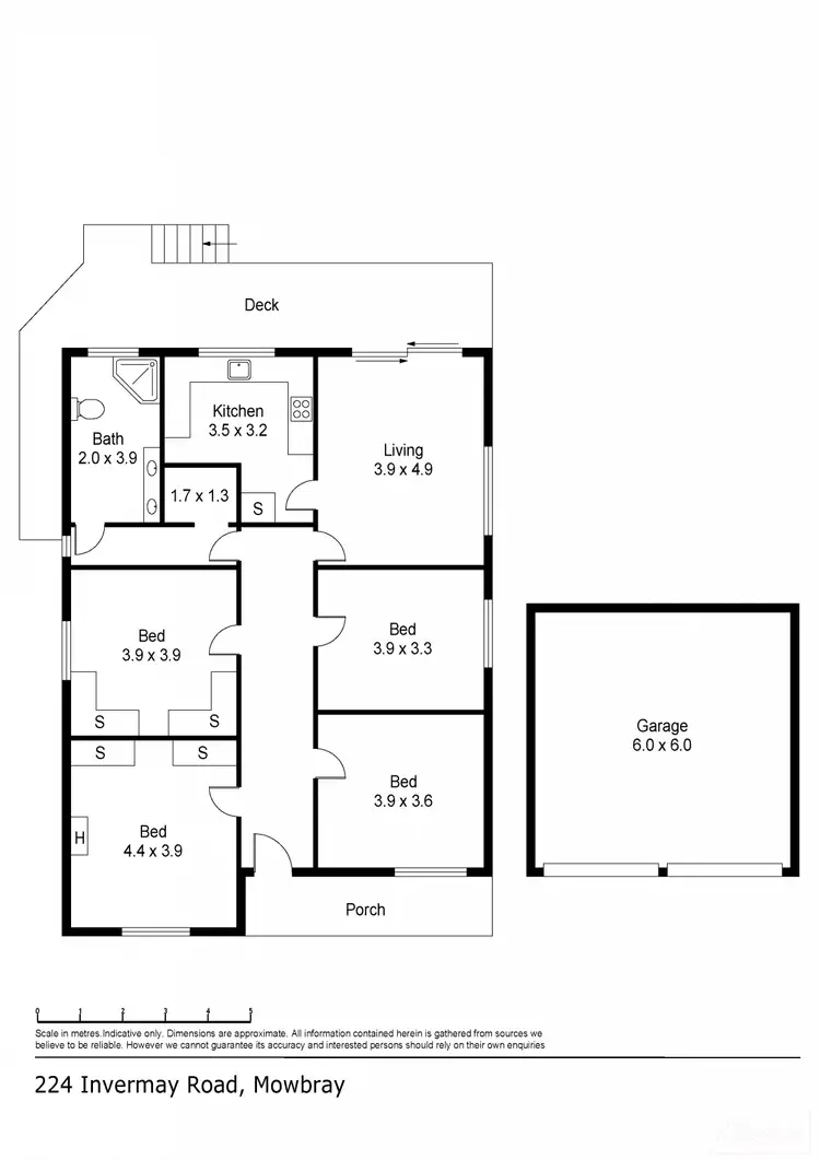 Floorplan of Homely house listing, 224 Invermay Road, Mowbray TAS 7248