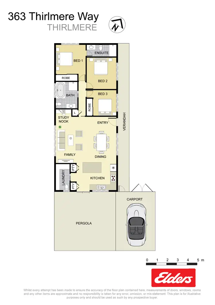 Floorplan of Homely house listing, 363 THIRLMERE WAY, Thirlmere NSW 2572