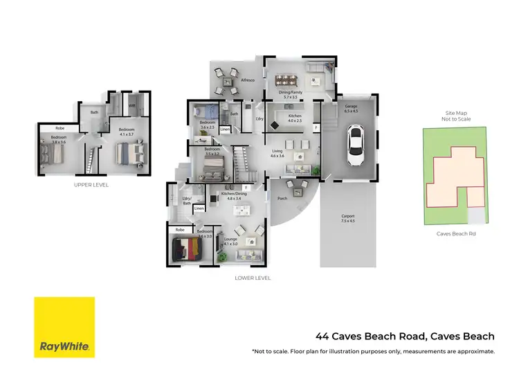 Floorplan of Homely house listing, 44 Caves Beach Road, Caves Beach NSW 2281