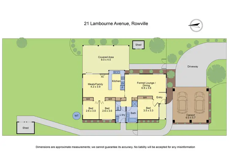Floorplan of Homely house listing, 21 Lambourne Avenue, Rowville VIC 3178