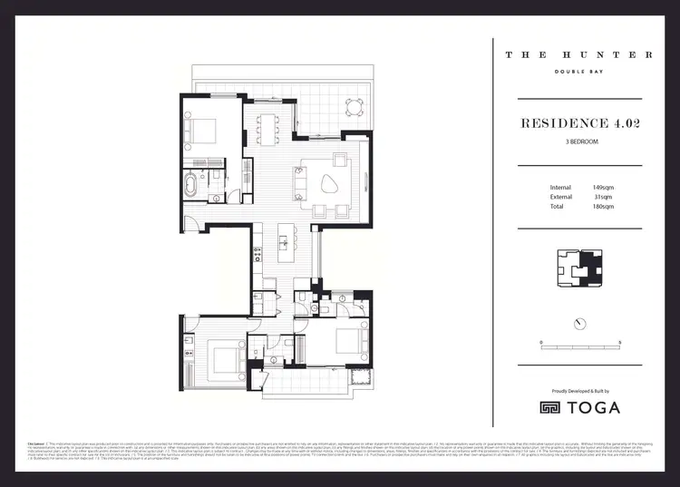 Floorplan of Homely apartment listing, 4.02/16-18 Cross Street, Double Bay NSW 2028