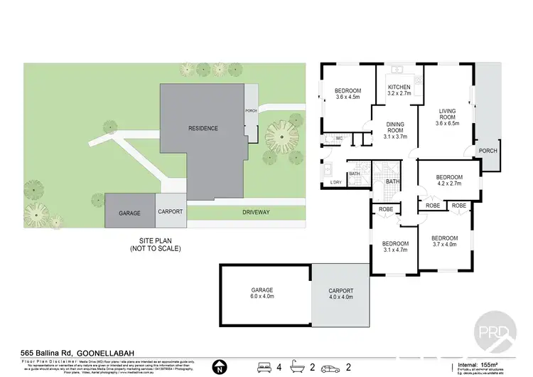Floorplan of Homely house listing, 565 Ballina Road, Goonellabah NSW 2480
