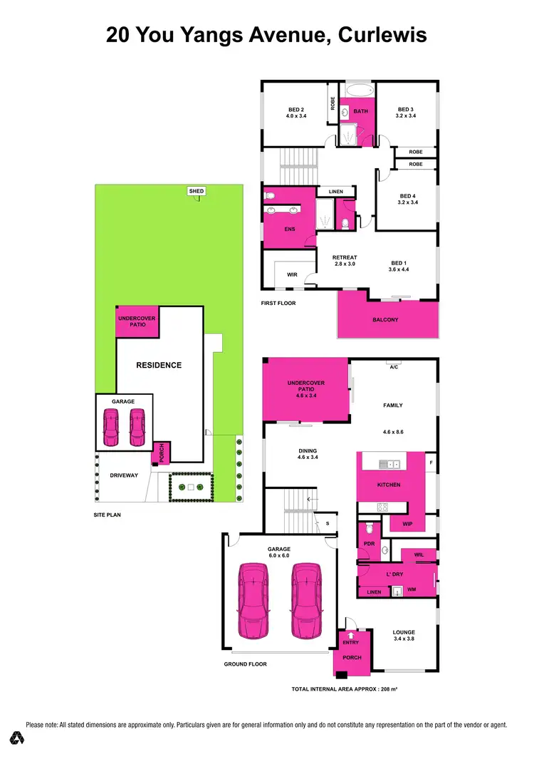 Floorplan of Homely house listing, 20 You Yangs Avenue, Curlewis VIC 3222