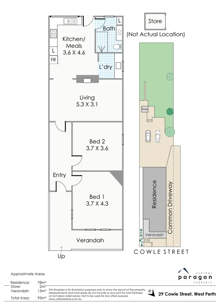 Floorplan of Homely house listing, 29 Cowle Street, West Perth WA 6005