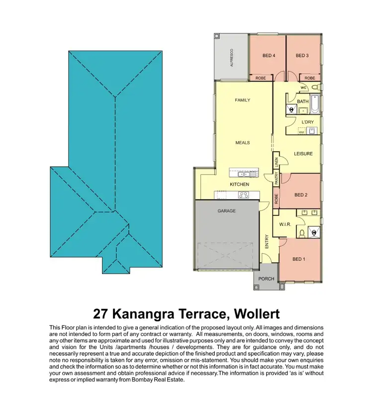 Floorplan of Homely house listing, 27 Kanangra Terrace, Wollert VIC 3750