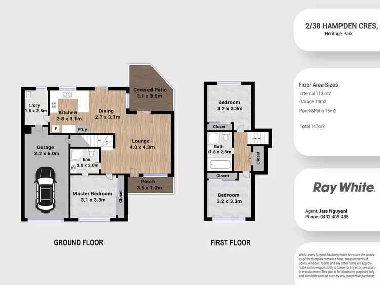 Floorplan of Homely house listing, 2/38 Hampden Crescent, Heritage Park QLD 4118