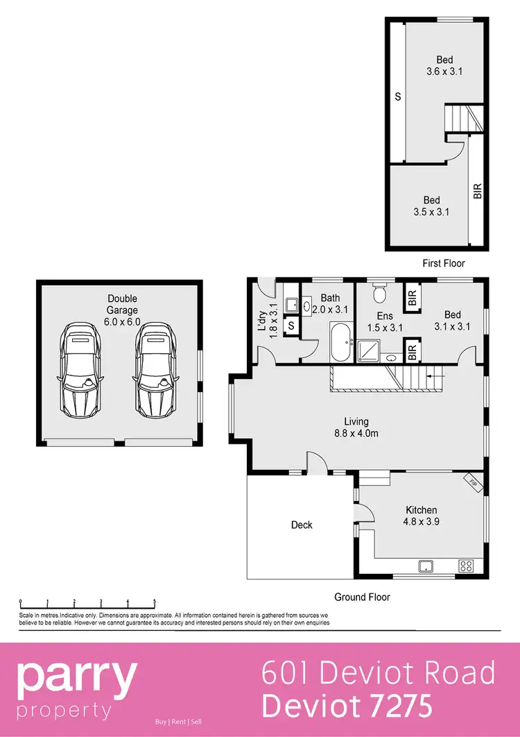 Floorplan of Homely house listing, 601 Deviot Road, Deviot TAS 7275