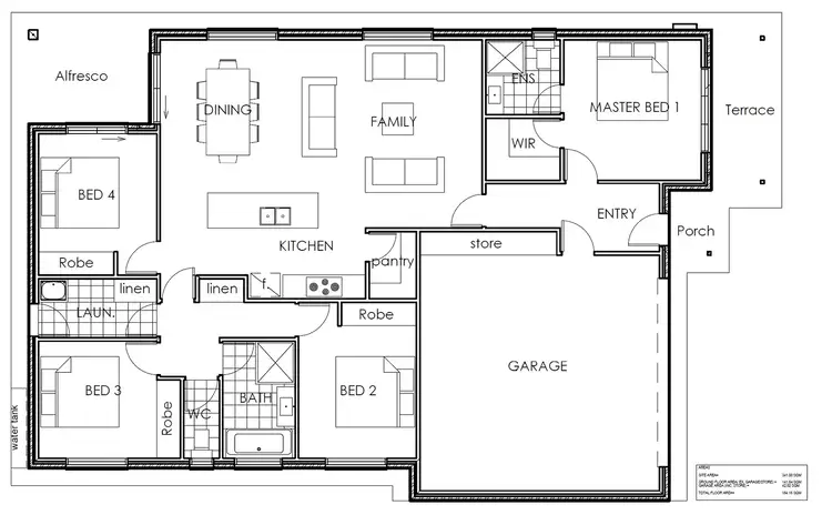 Floorplan of Homely house listing, 36 Daisy Loop, Googong NSW 2620