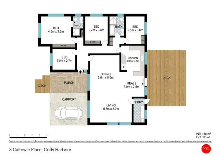 Floorplan of Homely house listing, 3 Caltowie Place, Coffs Harbour NSW 2450