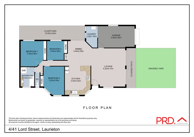 Floorplan of Homely villa listing, 4/41 Lord Street, Laurieton NSW 2443