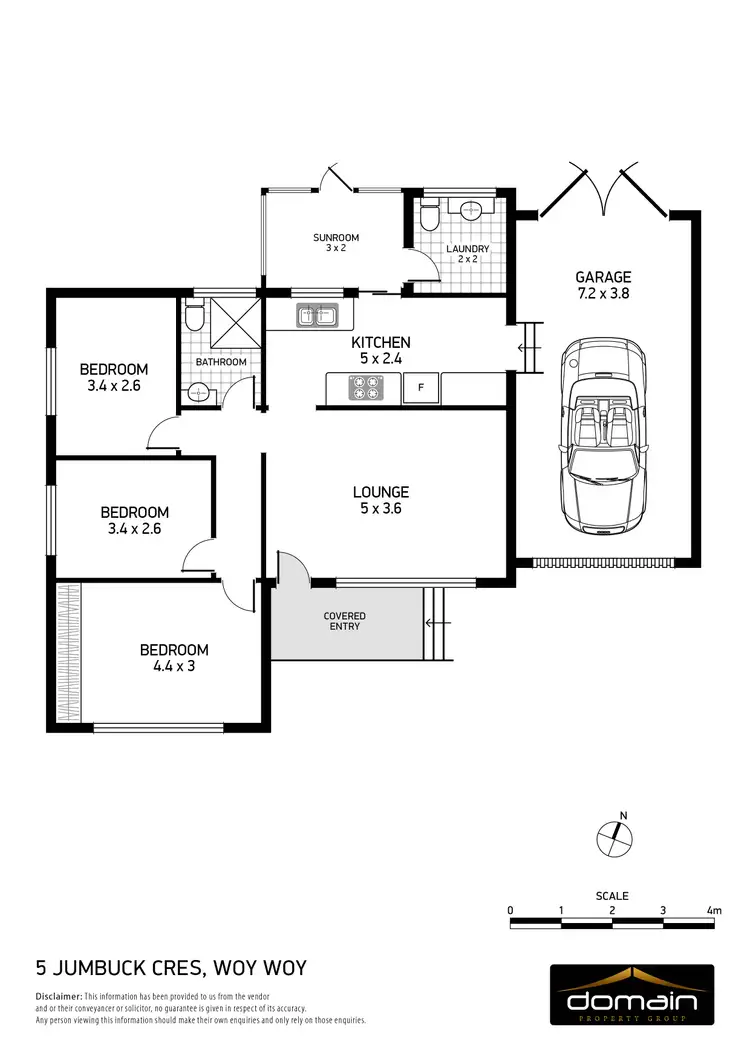 Floorplan of Homely house listing, 5 Jumbuck Crescent, Woy Woy NSW 2256