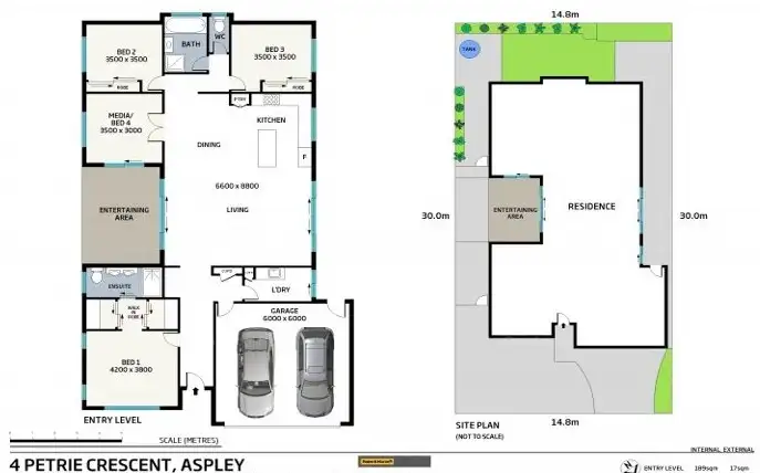 Floorplan of Homely house listing, 4 Petrie Crescent, Aspley QLD 4034