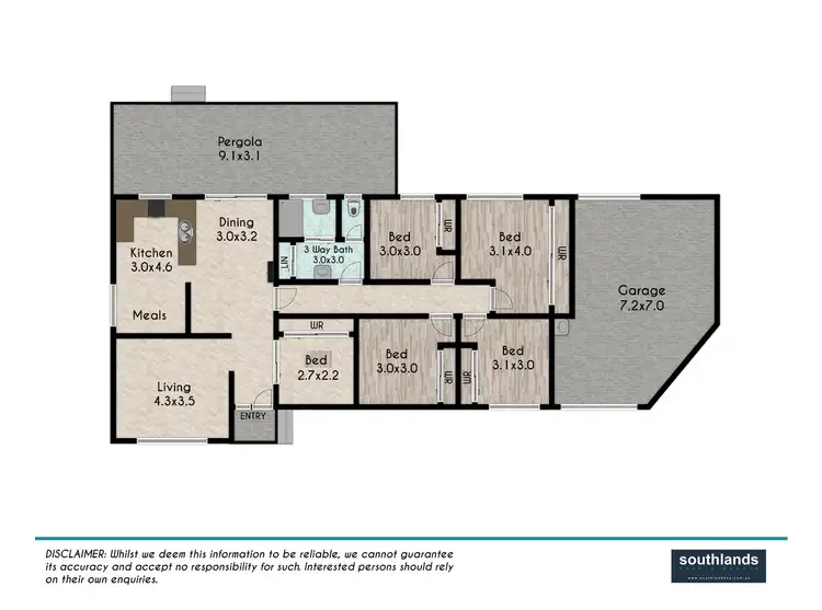 Floorplan of Homely house listing, 9 Duraba Place, South Penrith NSW 2750