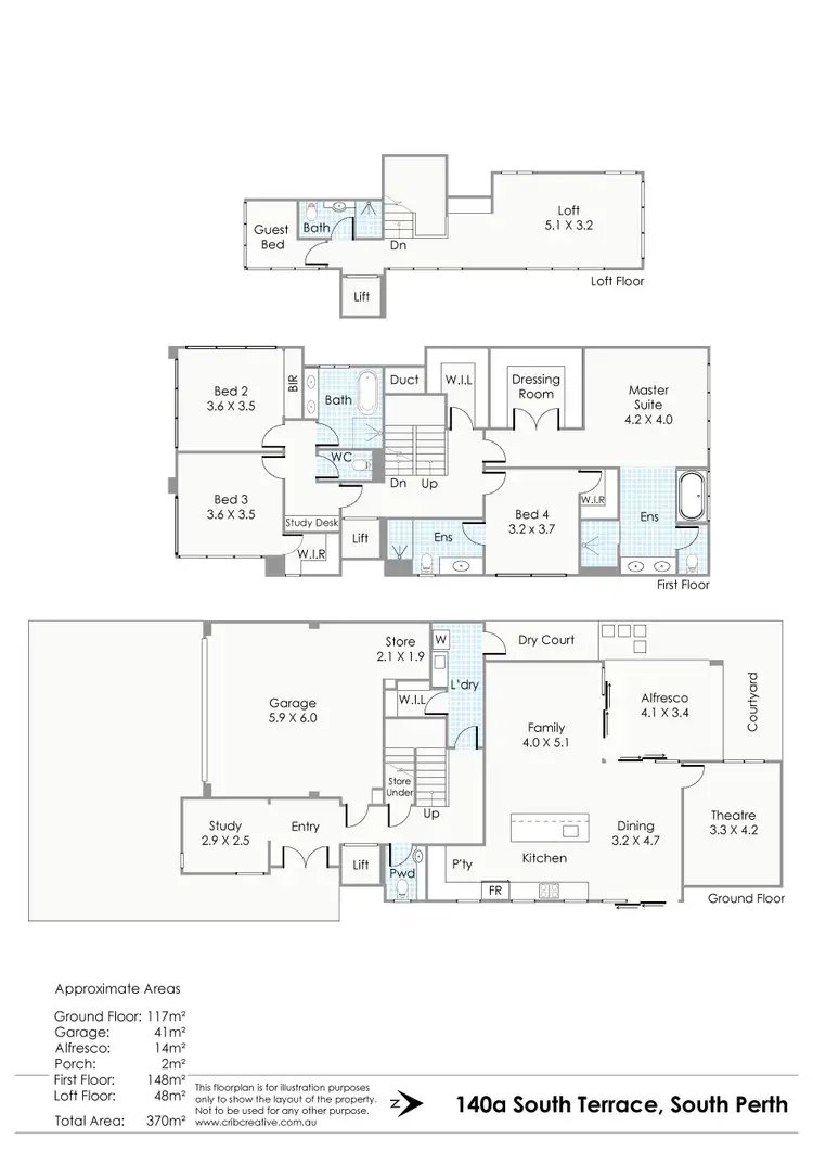 Floorplan of Homely house listing, 140A South Terrace, South Perth WA 6151