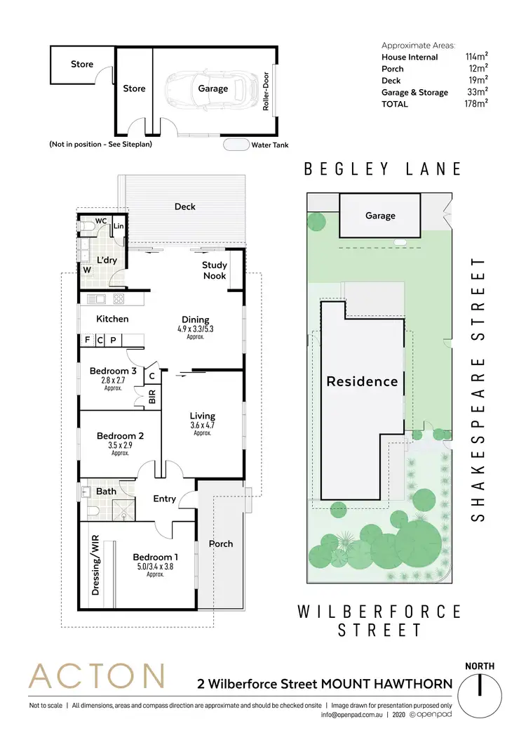 Floorplan of Homely house listing, 2 Wilberforce Street, Mount Hawthorn WA 6016