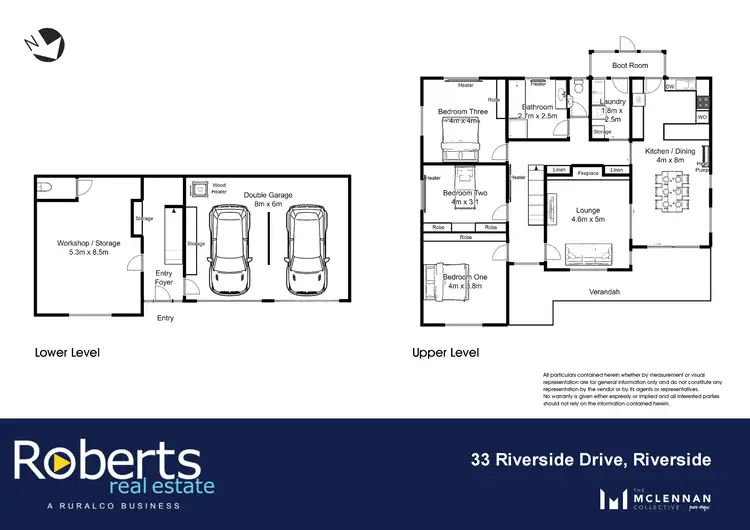 Floorplan of Homely house listing, 33 Riverside Drive, Riverside TAS 7250
