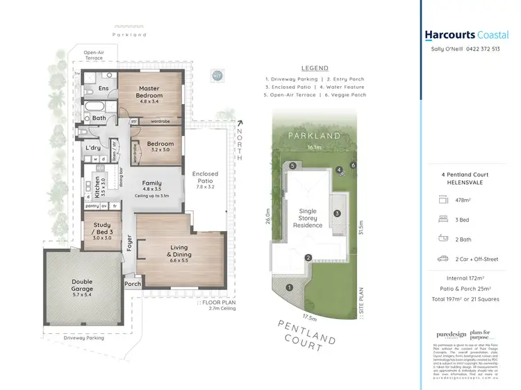 Floorplan of Homely house listing, 4 Pentland Court, Helensvale QLD 4212