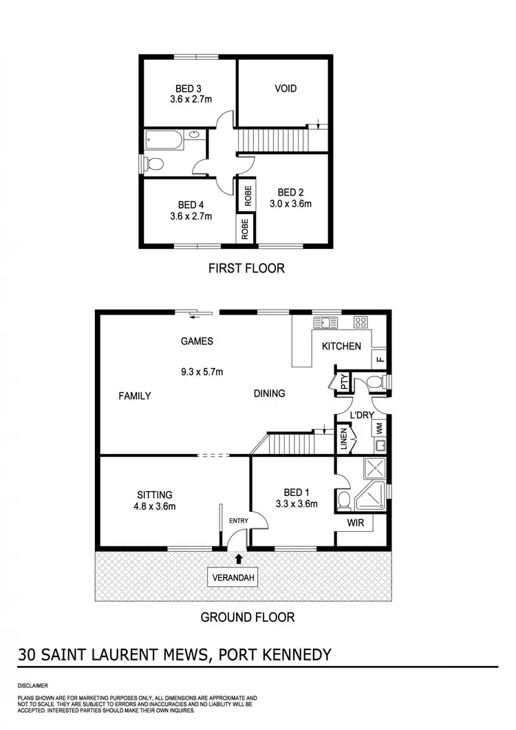 Floorplan of Homely house listing, 30 St Laurent Mews, Port Kennedy WA 6172