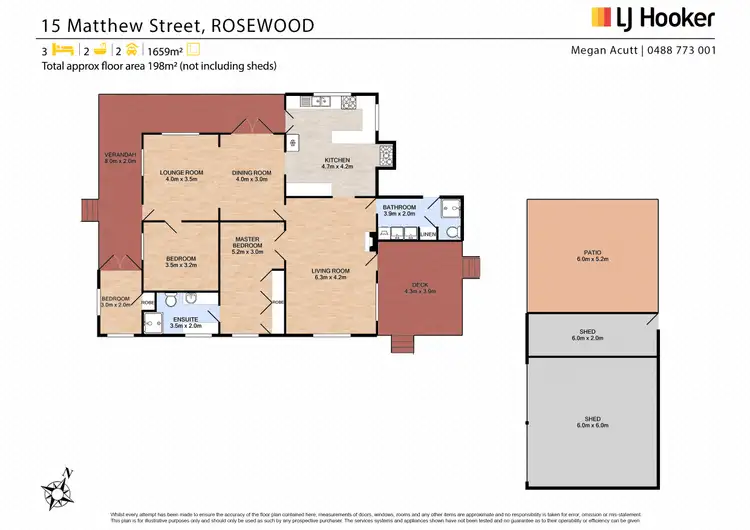Floorplan of Homely house listing, 15 Matthew St, Rosewood QLD 4340