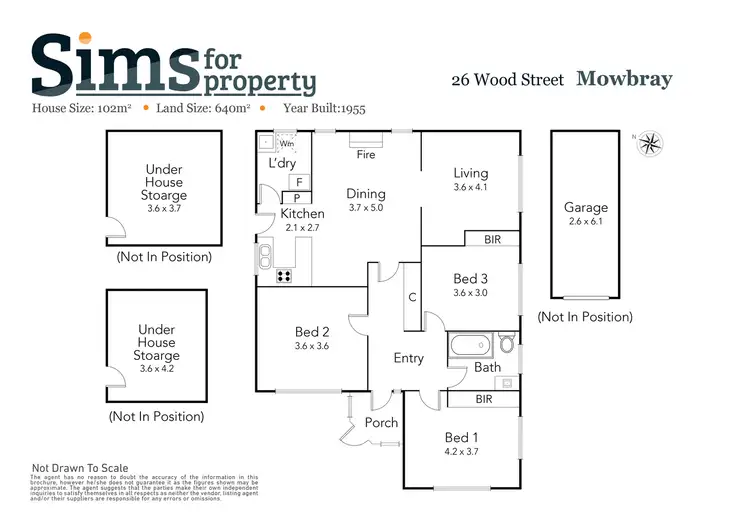 Floorplan of Homely house listing, 26 Wood Street, Mowbray TAS 7248