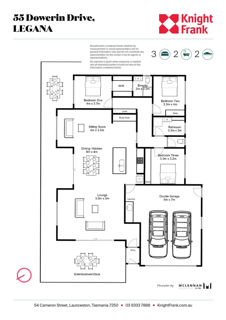 Floorplan of Homely house listing, 1/55 Dowerin Drive, Legana TAS 7277