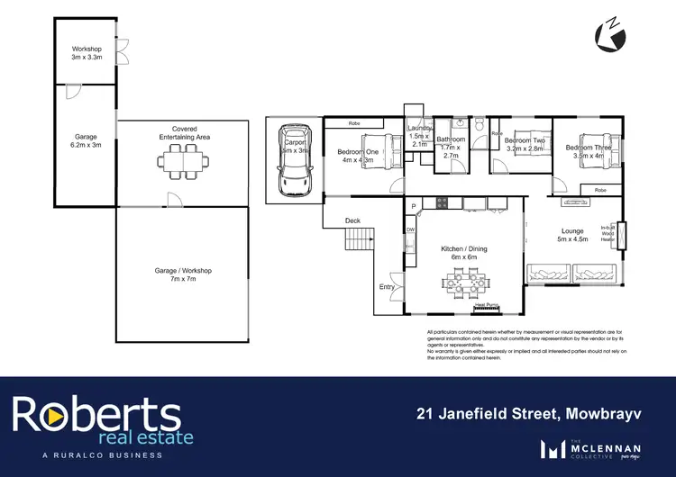 Floorplan of Homely house listing, 21 Janefield Street, Mowbray TAS 7248