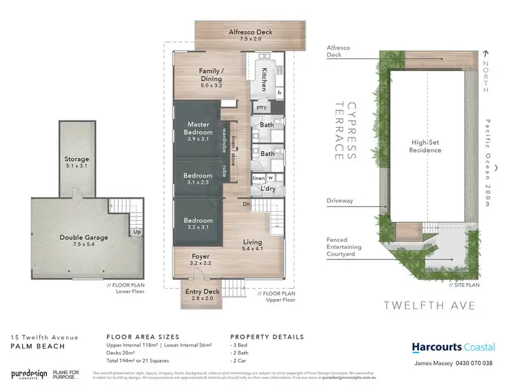 Floorplan of Homely house listing, @15 Twelfth Avenue, Palm Beach QLD 4221