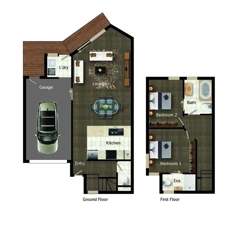 Floorplan of Homely townhouse listing, 12/19-21 Henderson Road, Queanbeyan NSW 2620