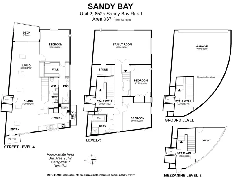 Floorplan of Homely townhouse listing, 2/852A Sandy Bay Road, Sandy Bay TAS 7005