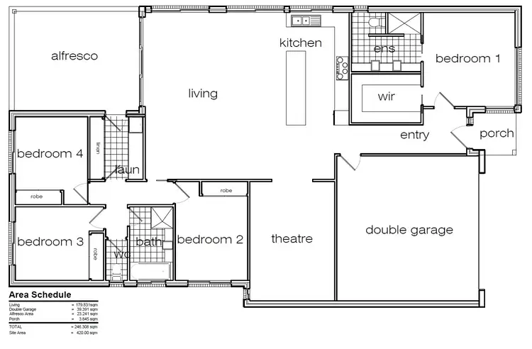 Floorplan of Homely house listing, 40 Zealie Bend, Googong NSW 2620