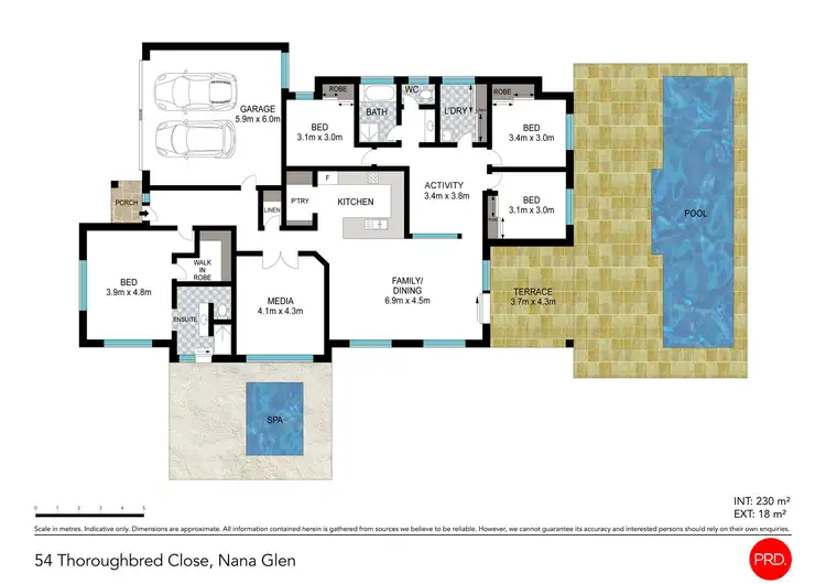 Floorplan of Homely house listing, 54 Thoroughbred Close, Nana Glen NSW 2450