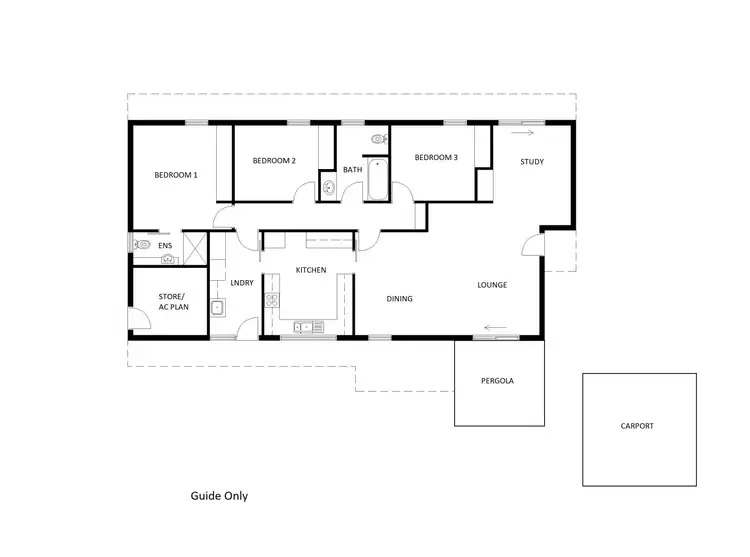 Floorplan of Homely house listing, 4 Auster Court, Araluen NT 870