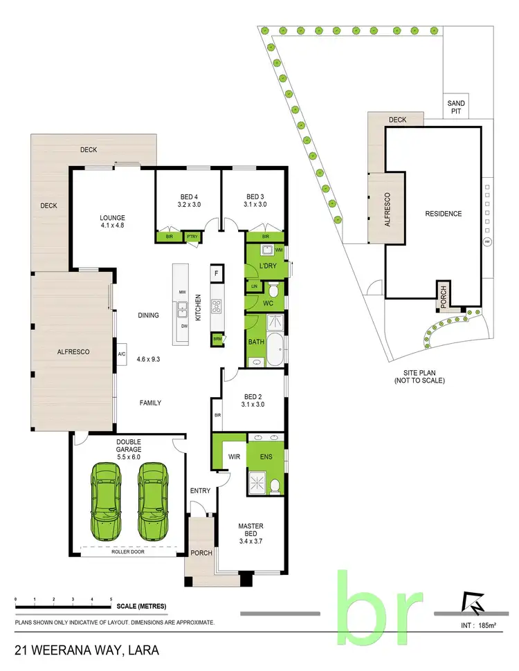 Floorplan of Homely house listing, 21 Weerana Way, Lara VIC 3212